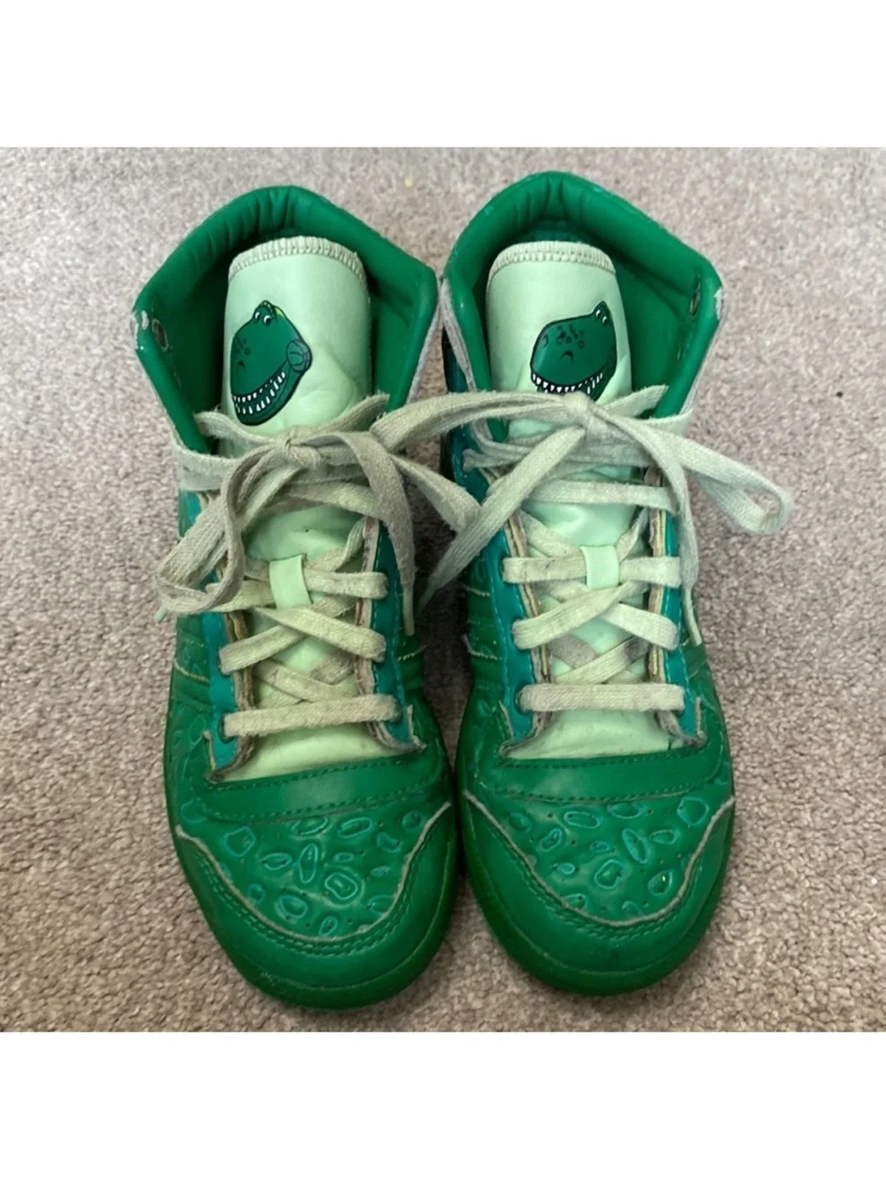 Adidas Disney Pixar Toy Story Rex Top Ten Hi sneakers